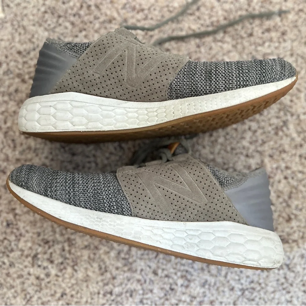Men’s New Balance Fresh Foam Cruz v2 Knit Military Foliage Green Running Shoes - Picture 10 of 13